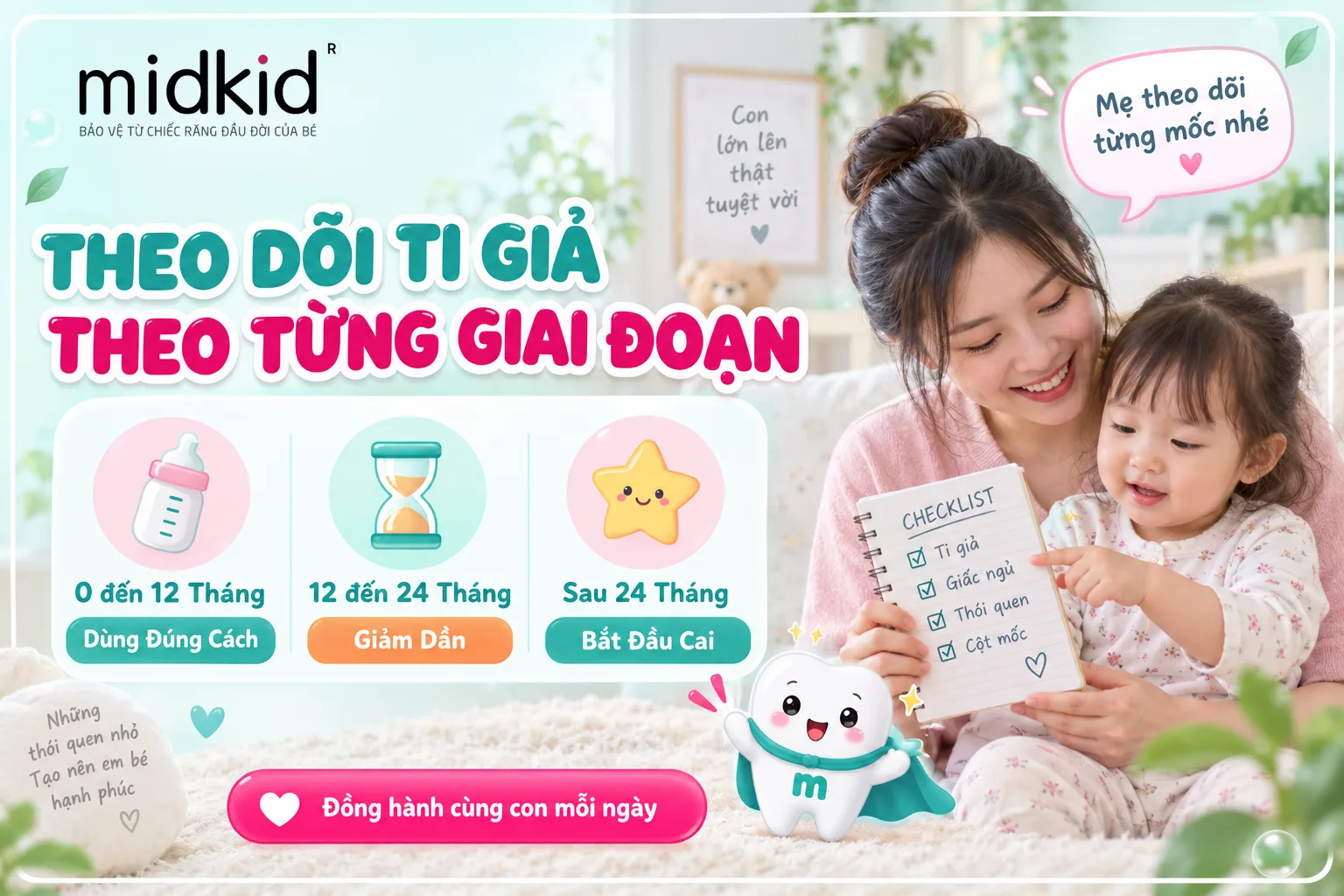 Theo dõi ti giả theo từng giai đoạn tuổi