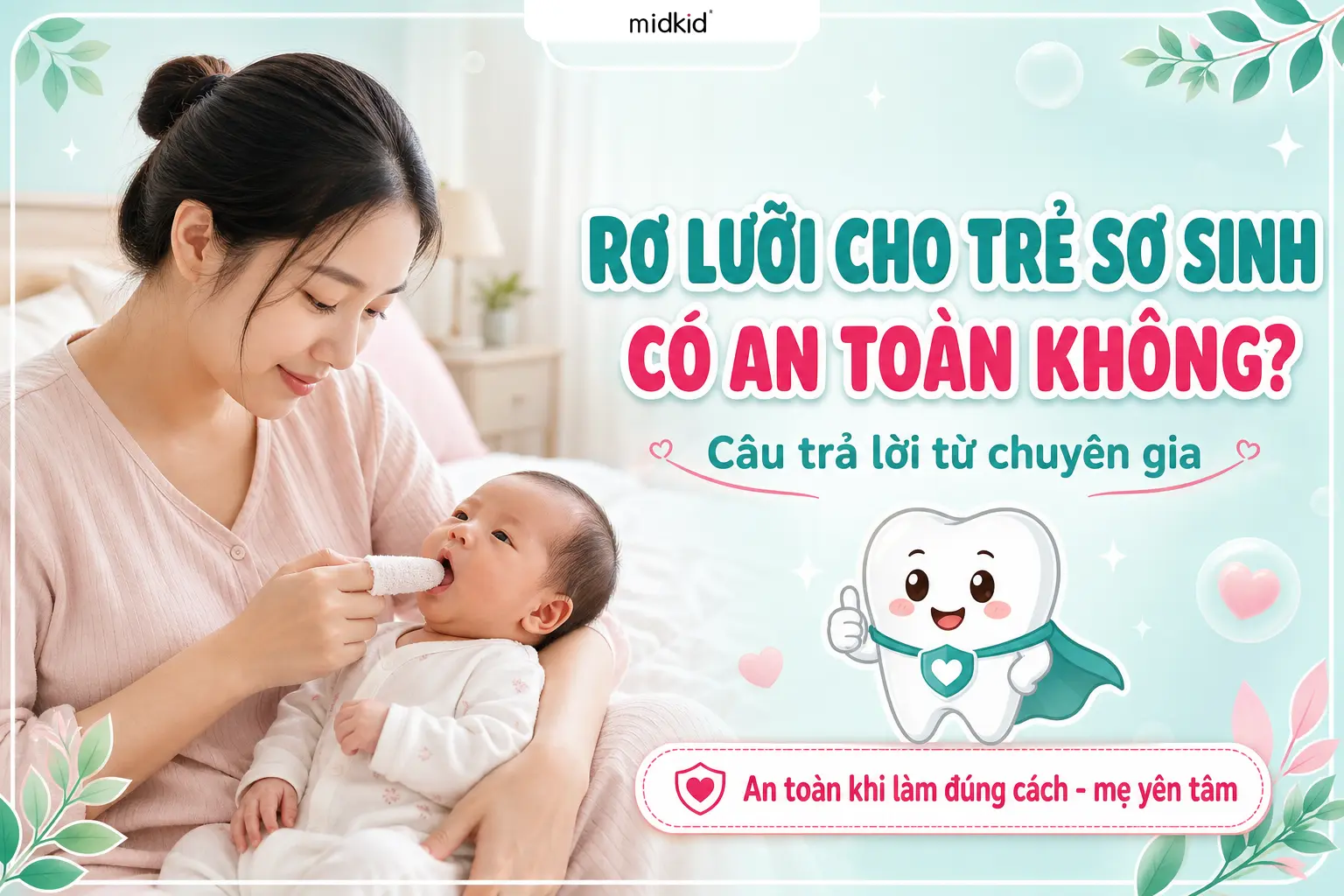 Rơ Lưỡi Cho Trẻ Sơ Sinh Có An Toàn Không? Câu Trả Lời Từ Chuyên Gia
