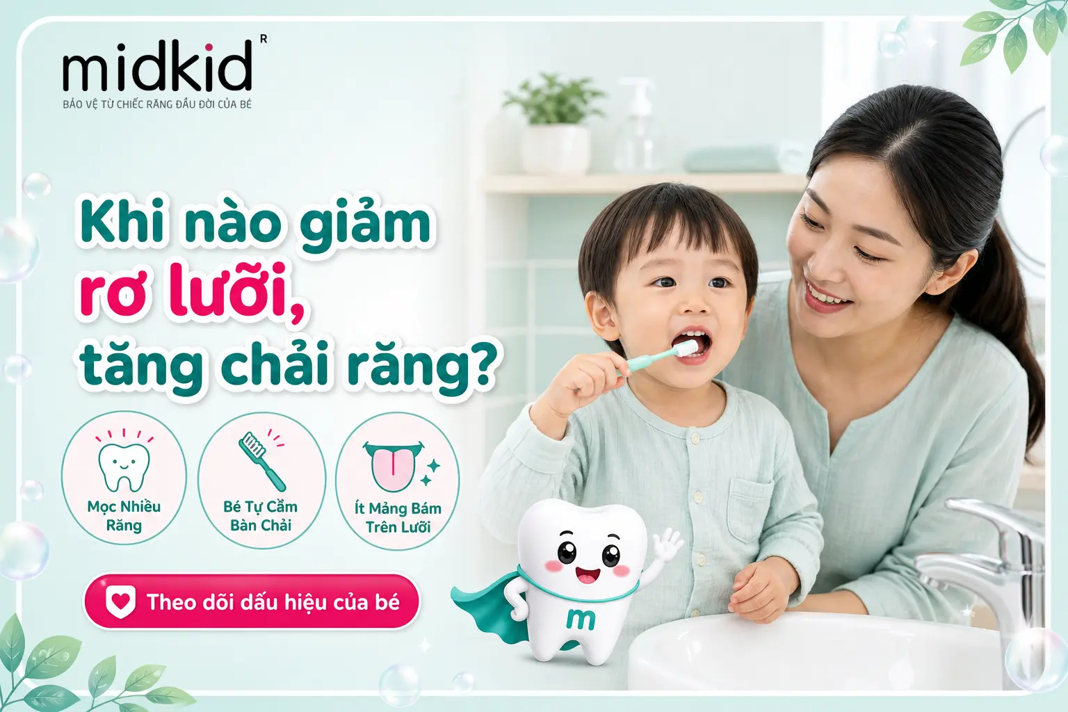 Dấu hiệu nên giảm rơ lưỡi tăng chải răng