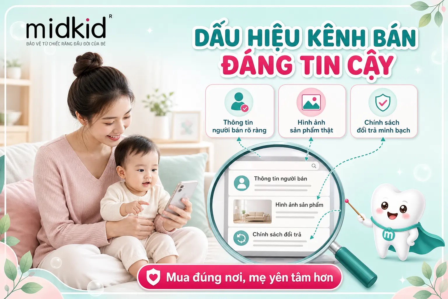 Dấu hiệu kênh bán Combo Midkid đáng tin cậy