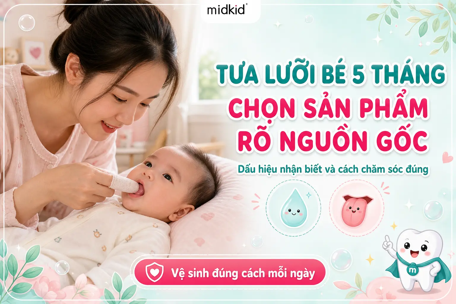 Tưa Lưỡi Cho Bé 5 Tháng Của Nước Nào? Mẹ Nên Chọn Sản Phẩm Ra Sao