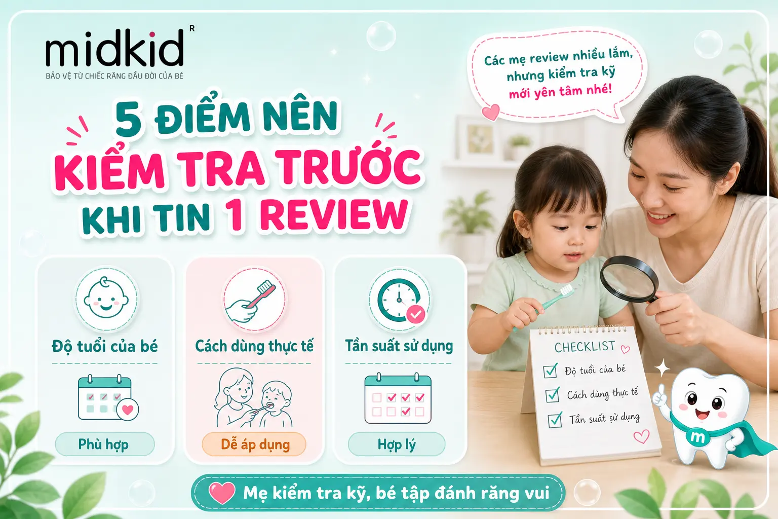 5 điểm nên kiểm tra trước khi tin 1 review Bọt Midkid