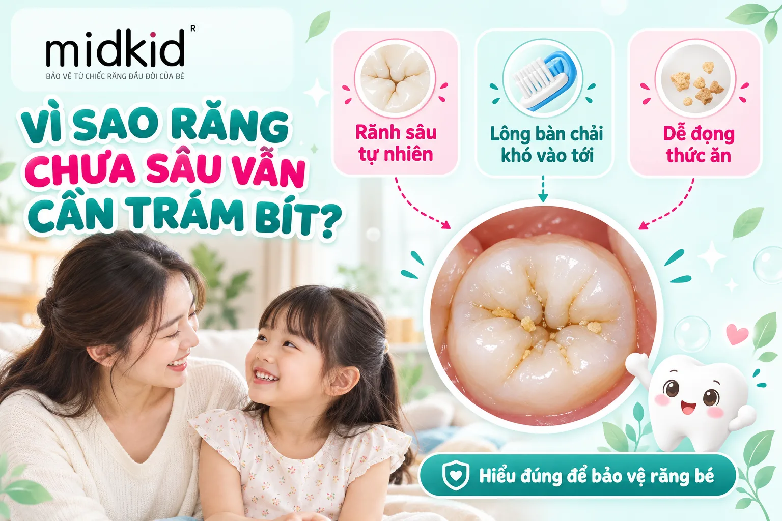 Vì sao răng chưa sâu vẫn cần trám bít hố rãnh