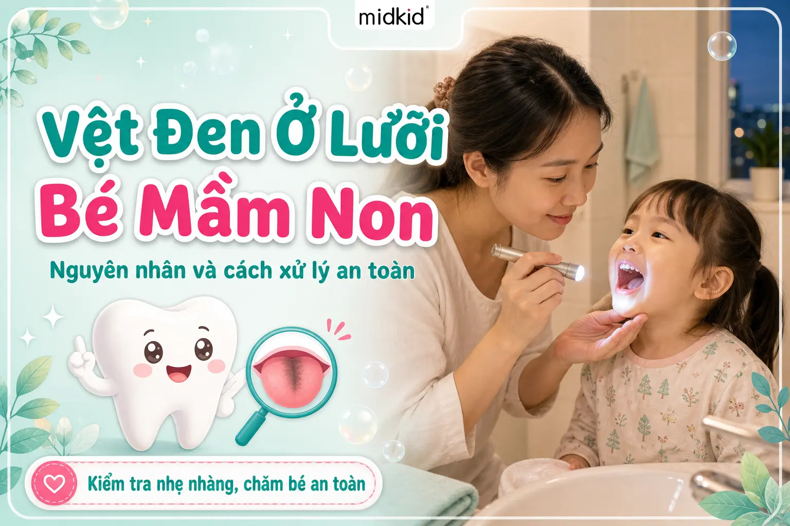 Trẻ Mẫu Giáo Bị Vệt Đen Ở Lưỡi: Nguyên Nhân Và Cách Xử Lý