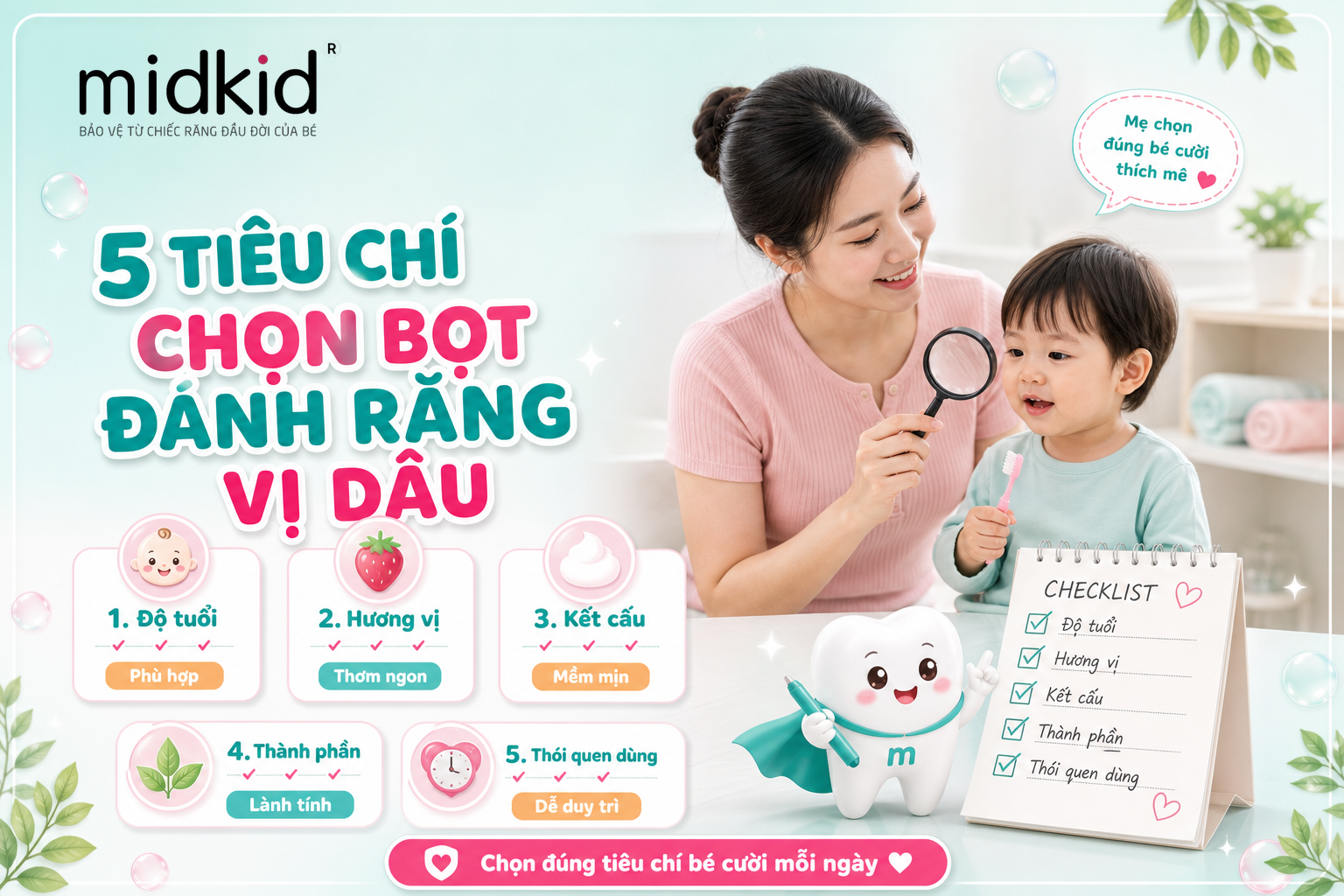 Bọt Đánh Răng Vị Dâu: Gợi Ý Dịu Nhẹ Cho Bé Tập Chải Răng