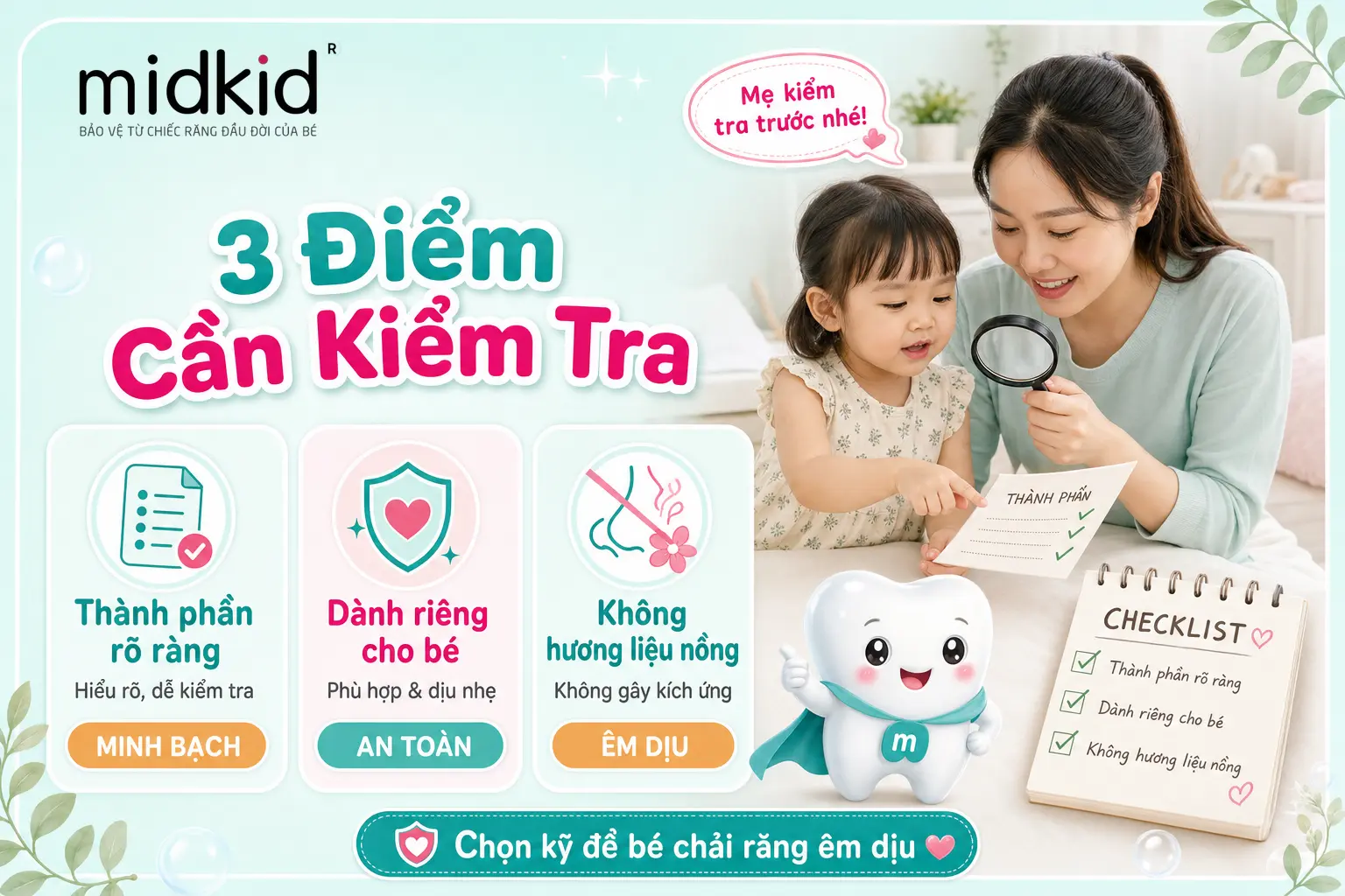 3 điểm cần kiểm tra khi chọn sản phẩm