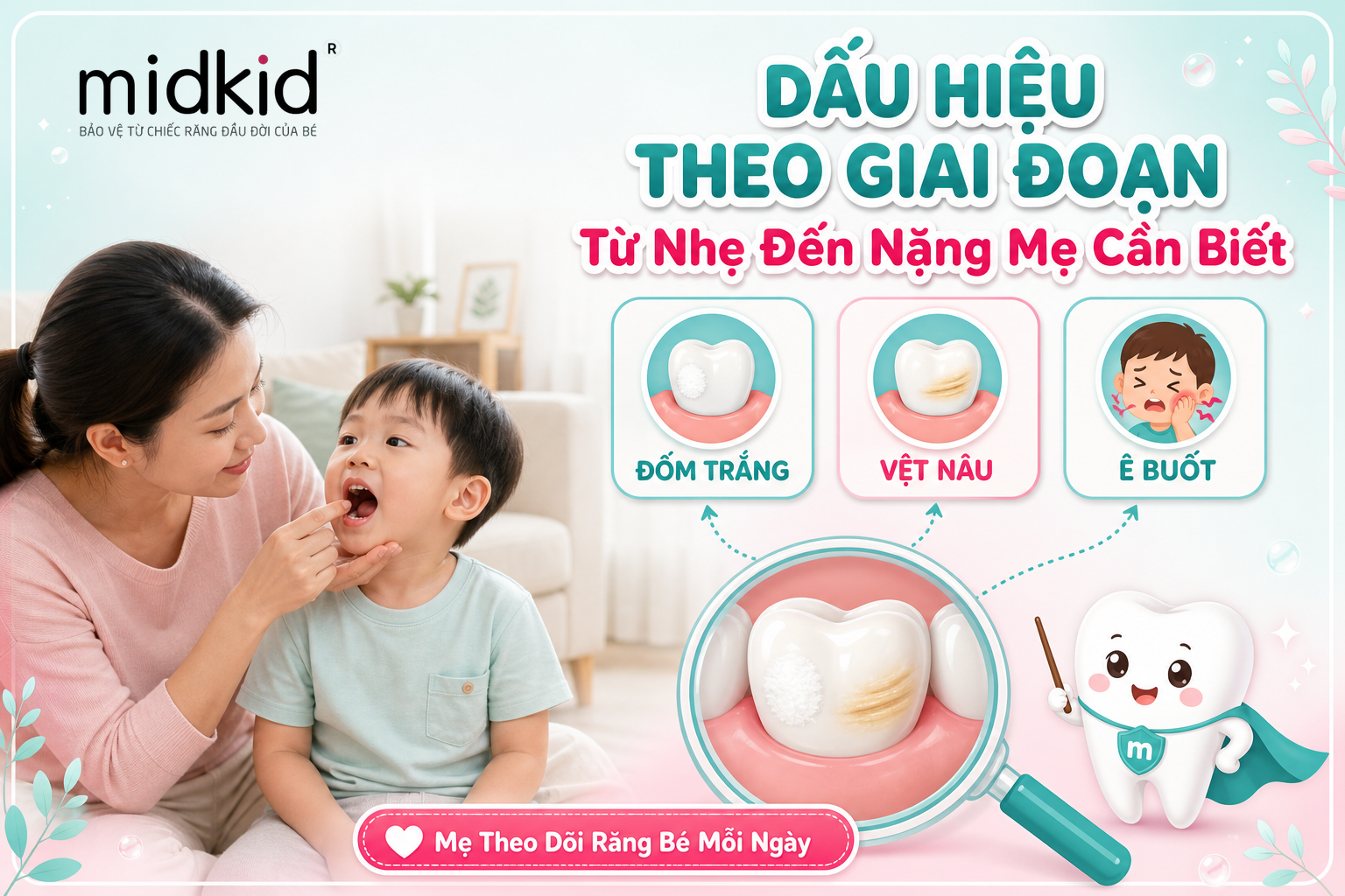 Dấu hiệu sâu răng theo từng giai đoạn từ nhẹ đến nặng