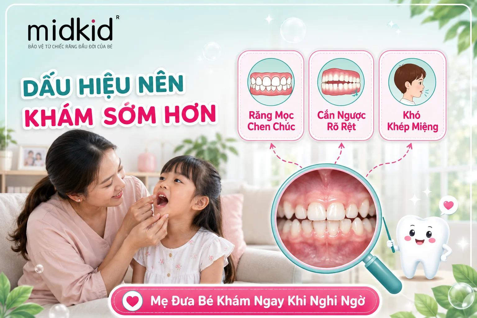 Dấu hiệu cho thấy mẹ nên đưa bé khám sớm hơn