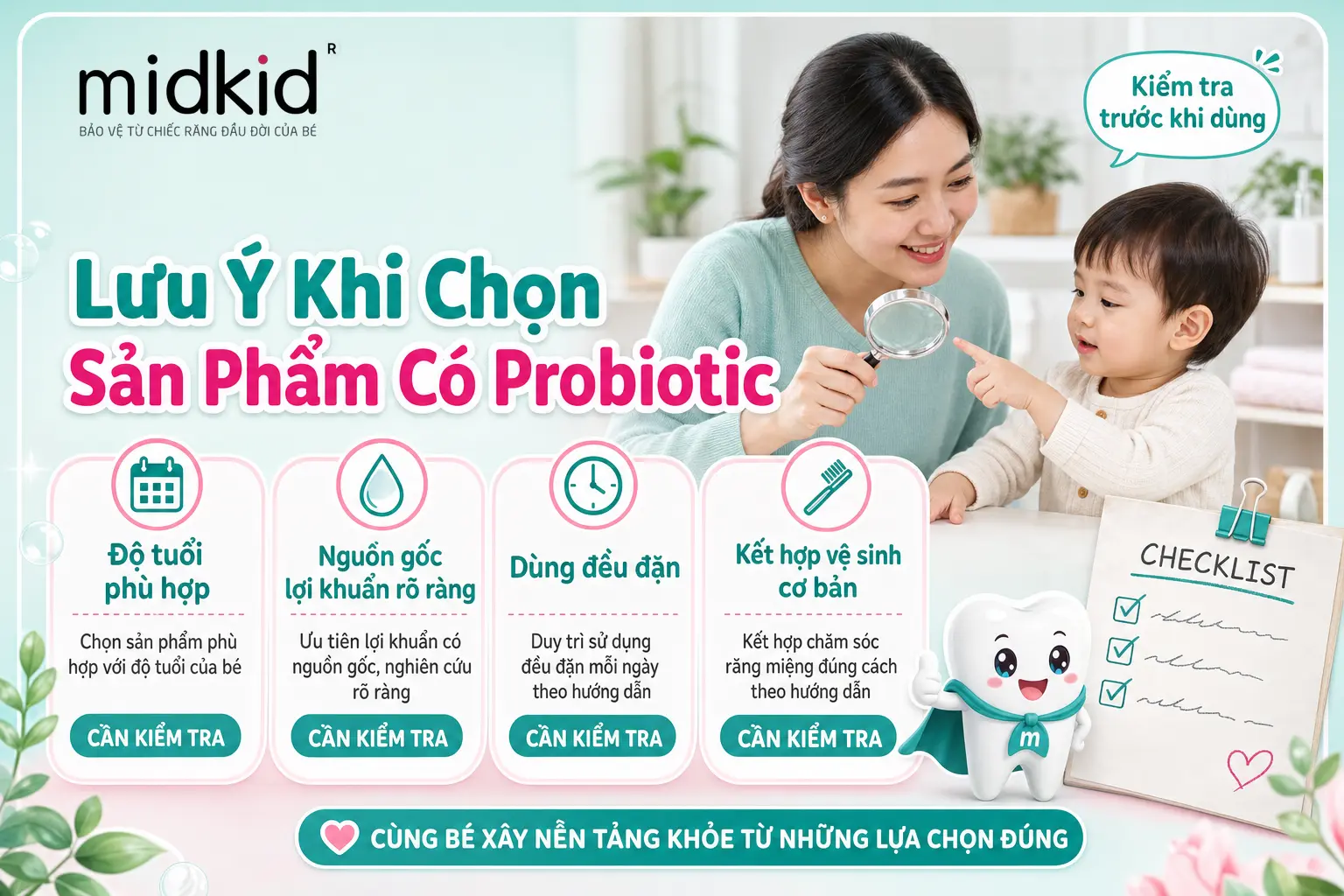 Lưu ý khi chọn sản phẩm có probiotic