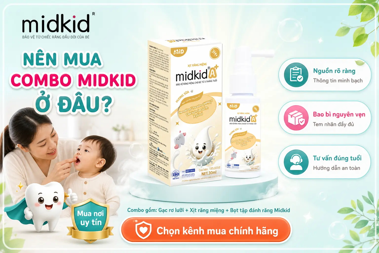 Nên mua Combo Midkid ở đâu
