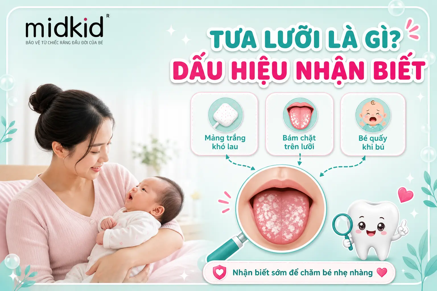 Tưa lưỡi là gì - dấu hiệu nhận biết