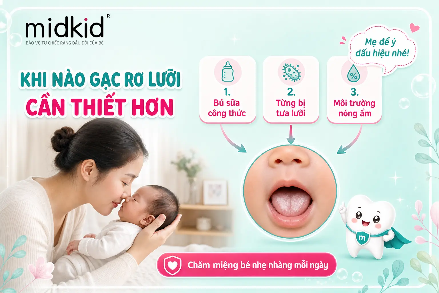 Khi nào gạc rơ lưỡi trở nên cần thiết hơn