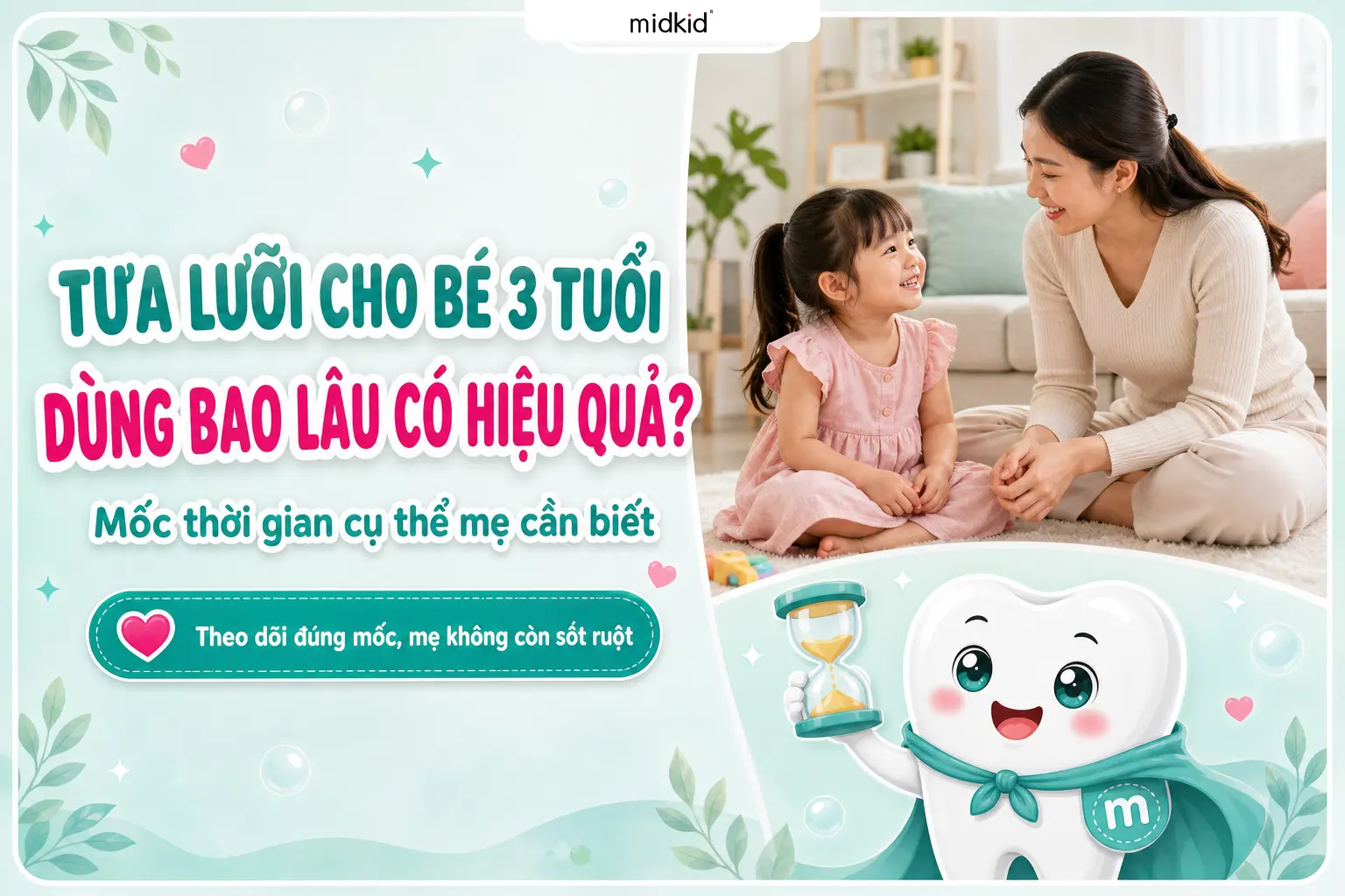 Tưa Lưỡi Cho Bé 3 Tuổi Có Hiệu Quả? Mốc Thời Gian Cụ Thể