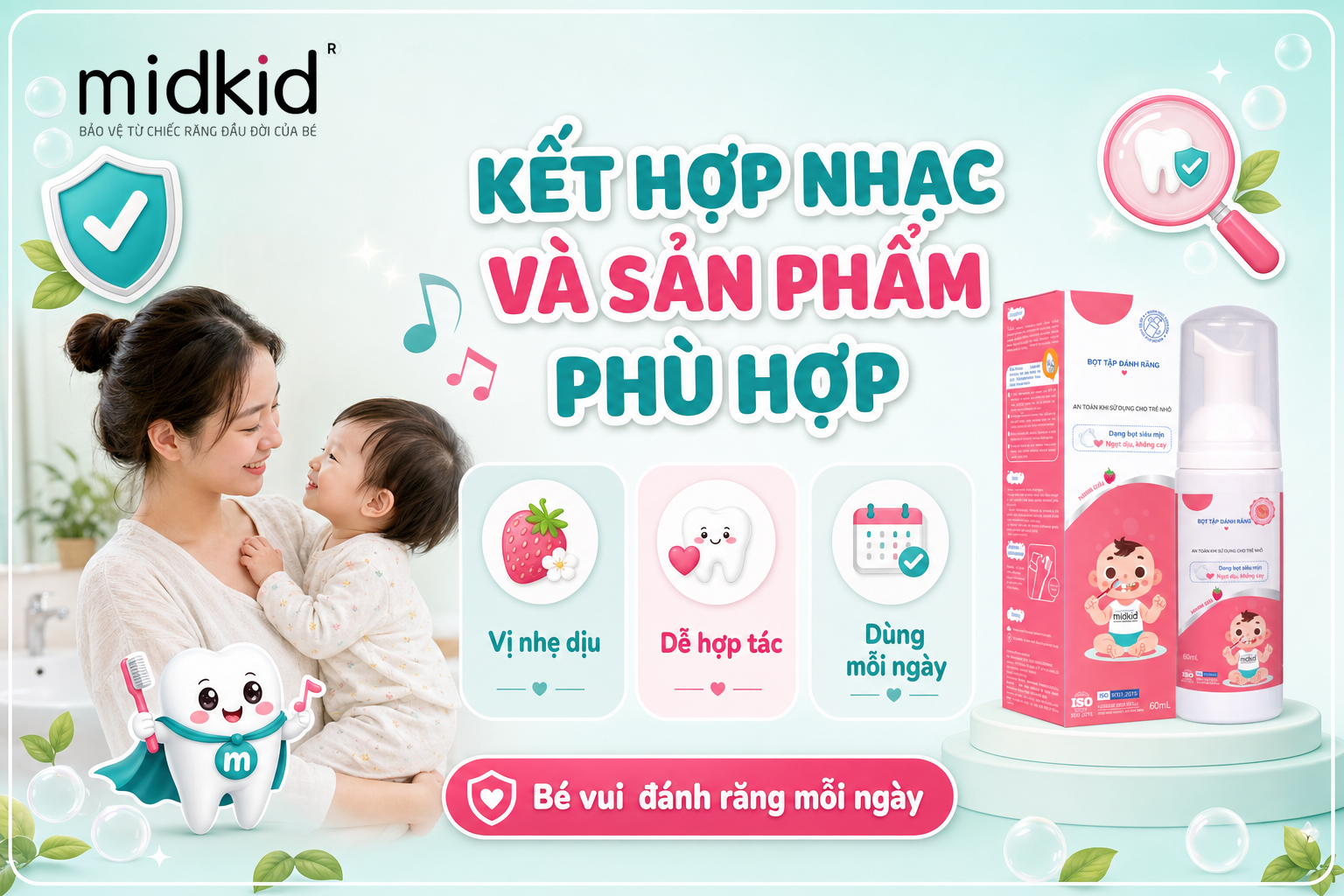 KẾT HỢP NHẠC VÀ SẢN PHẨM PHÙ HỢP