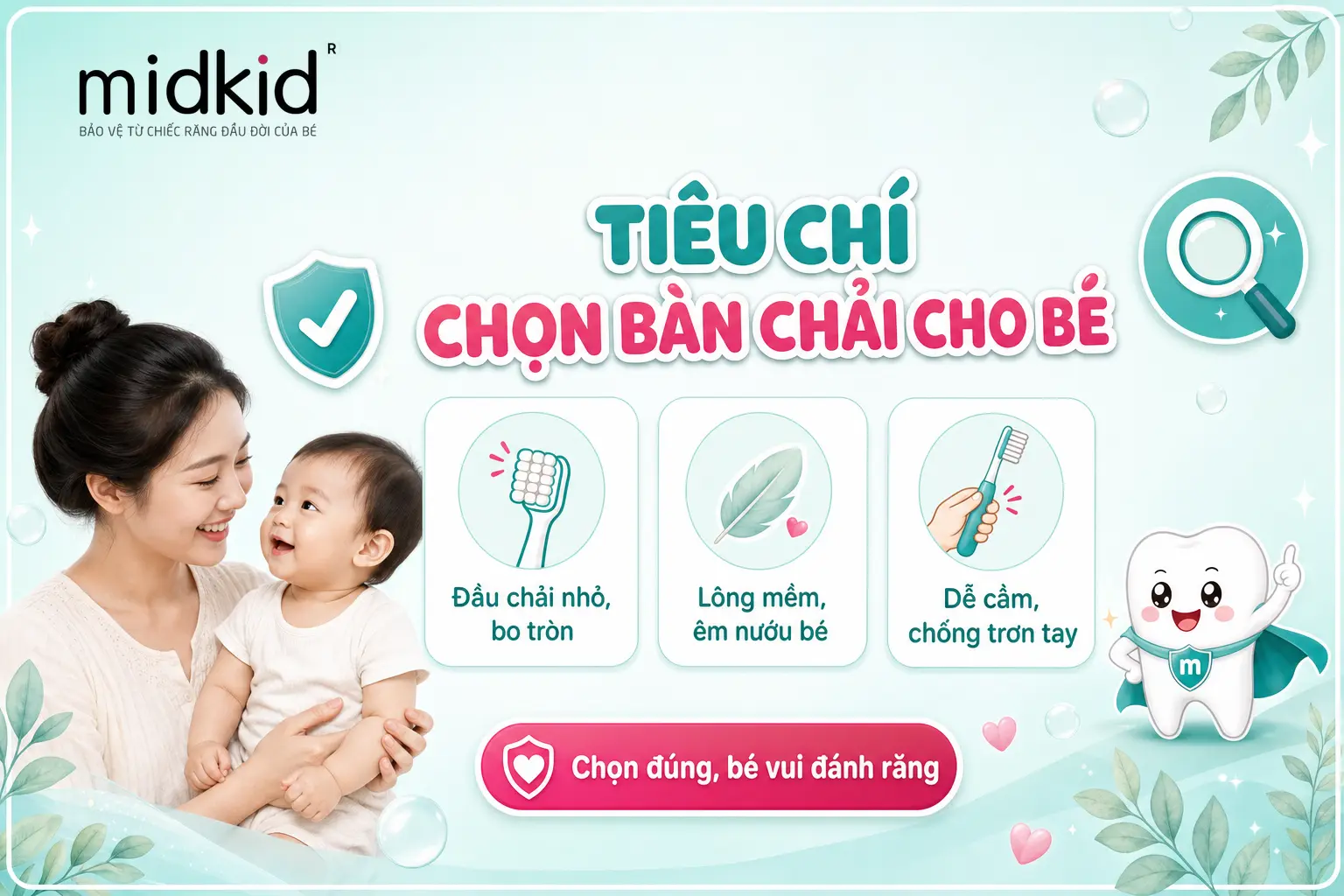 Bàn Chải Cho Bé 1 Tuổi: Cách Chọn Và Tập Chải An Toàn