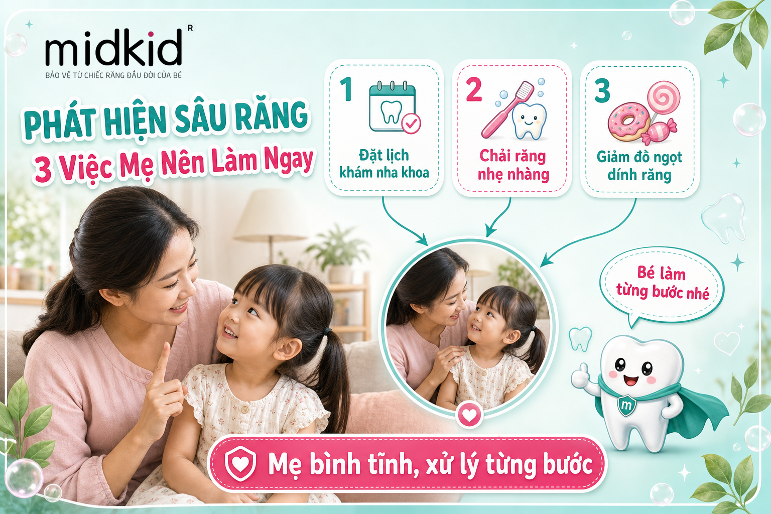 Phát hiện sâu răng ở trẻ 3 tuổi, 3 việc mẹ nên làm ngay