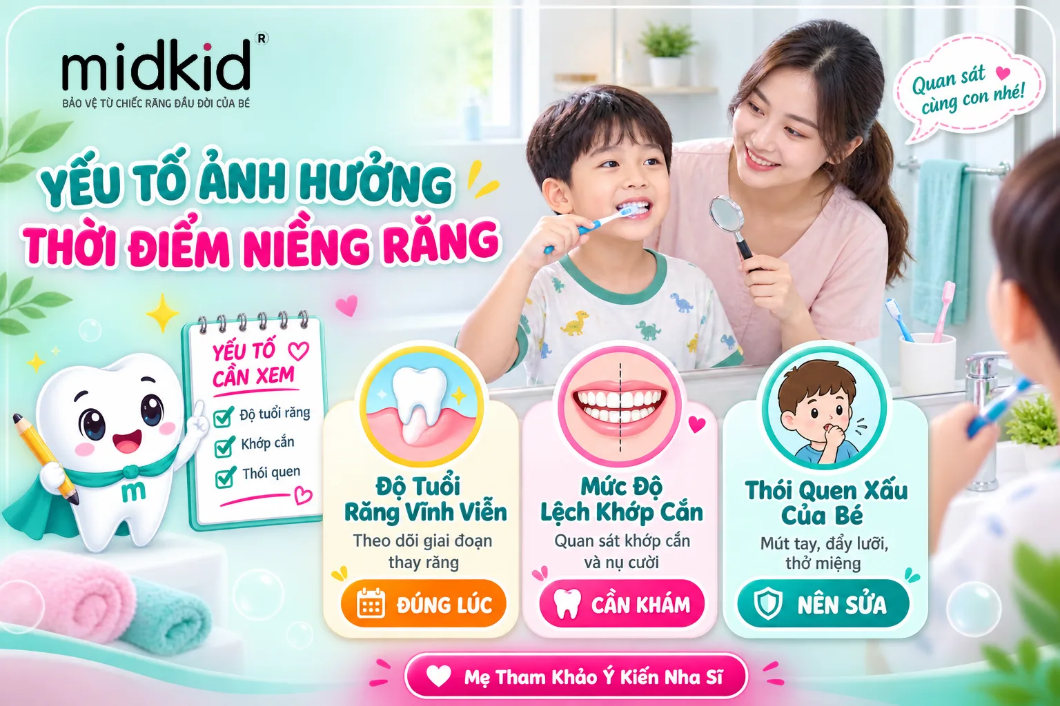 Yếu tố ảnh hưởng đến thời điểm niềng răng phù hợp